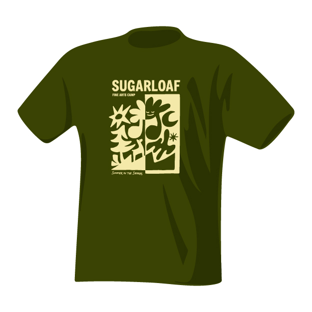 Summer in the Sierras T-Shirt, Olive